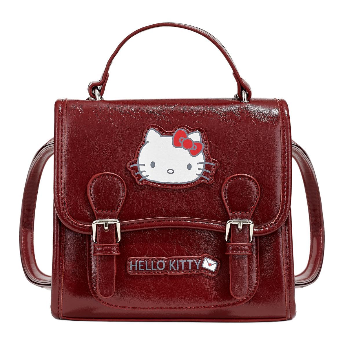 Рюкзак Sanrio Hello Kitty Синтетическая кожа Рюкзак Стандартный (Standard) Женский Бордовый - изображение 1