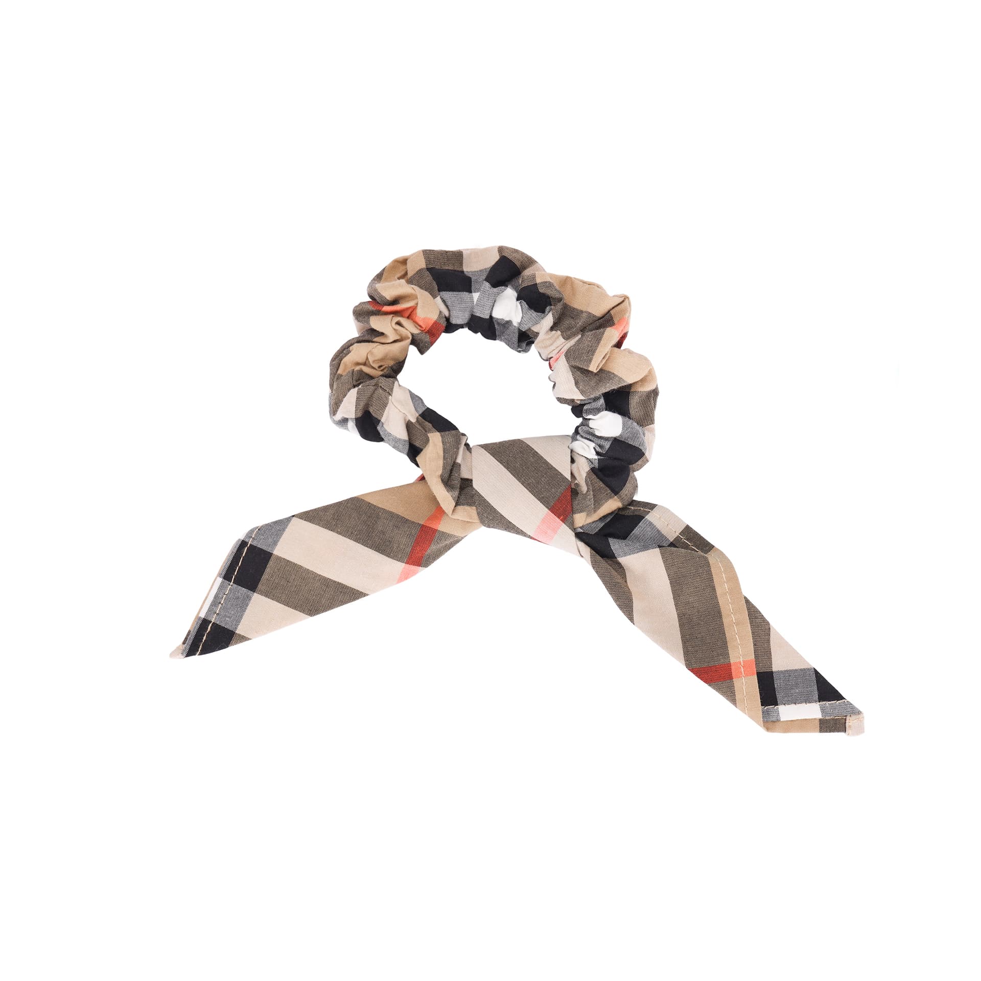 Burberry Резинка Для Волос Из Хлопка В Клетку - изображение 2