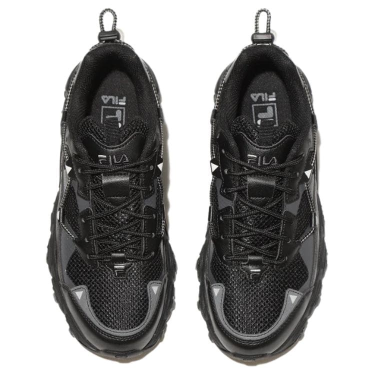 Кроссовки fila FLUID V2 Повседневная обувь Low Топ Черный Унисекс - изображение 3