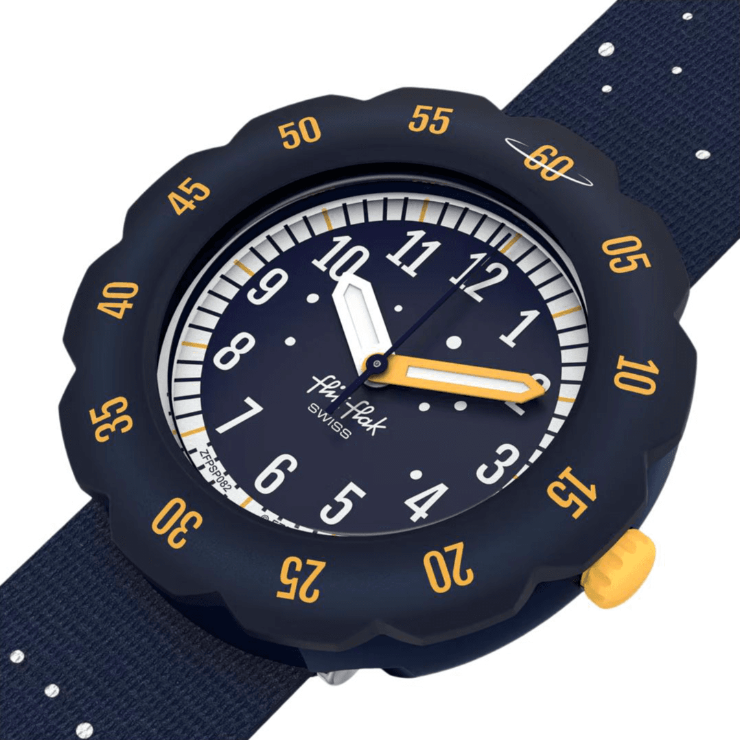 Часы Swatch Quartz Механизм Kids Часы Flik Flak 34,75 мм Синий - изображение 2
