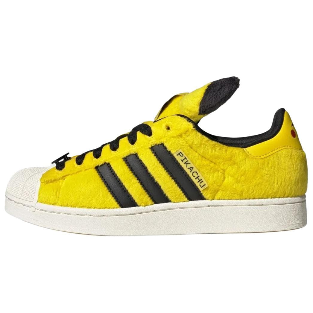 Кроссовки Adidas Originals X Pokémon Superstar Low Топ Скейтборд Обувь Унисекс Желтый черный - изображение 1