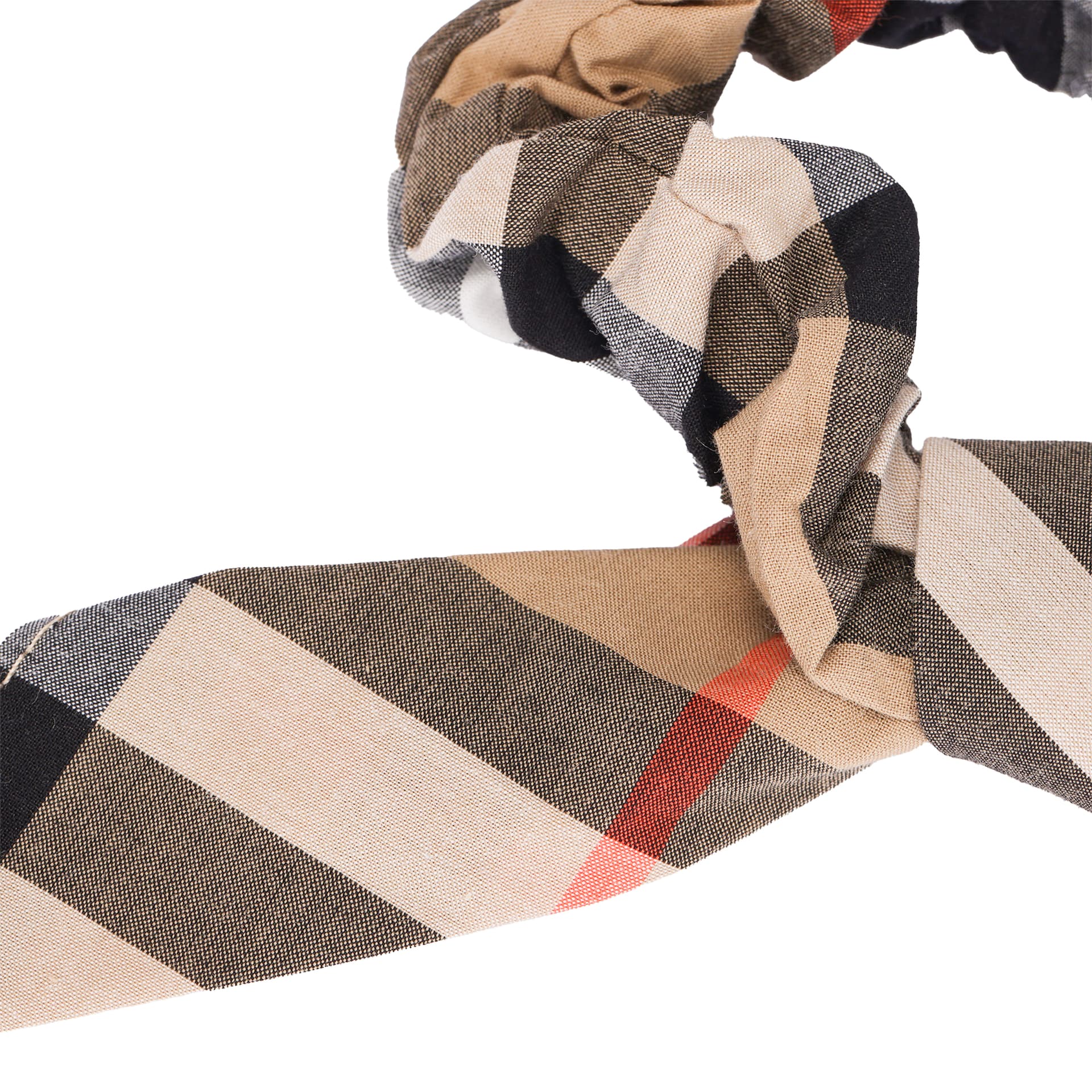 Burberry Резинка Для Волос Из Хлопка В Клетку - изображение 3