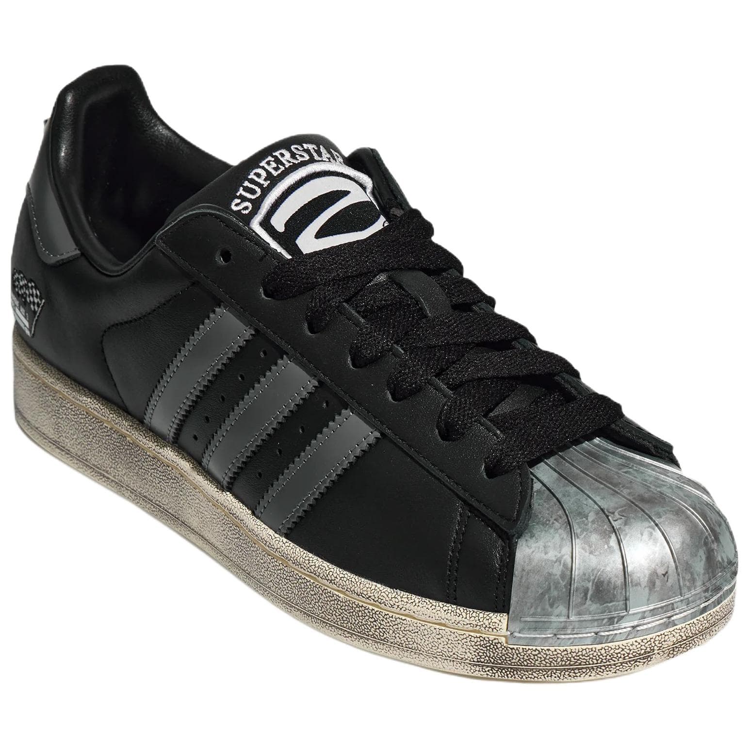 Кроссовки Adidas Originals Superstar 2 Кеды для скейтбординга Low Топ Черный Унисекс - изображение 3