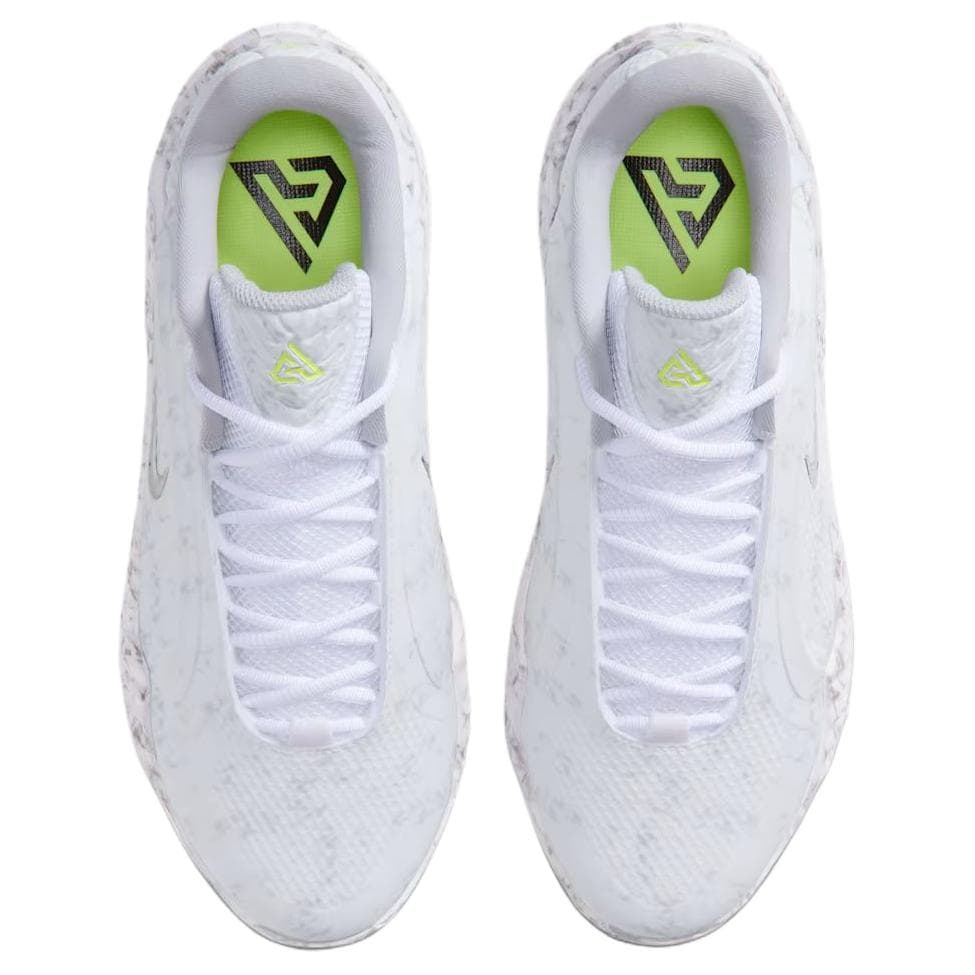 Кроссовки для баскетбола NIKE Giannis Freak 8 Баскетбольные кроссовки Low Топ Белый Светлый Дым Серый Черный Металл Серебряный Мужской - изображение 5