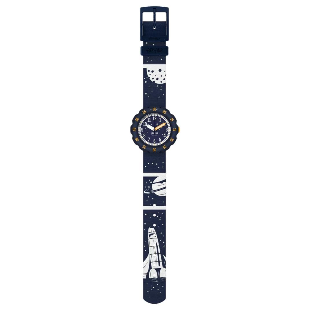 Часы Swatch Quartz Механизм Kids Часы Flik Flak 34,75 мм Синий - изображение 4