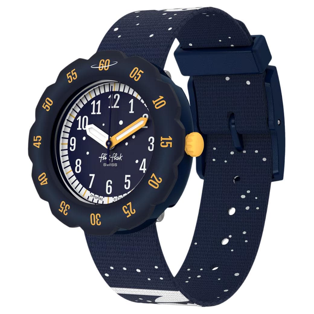 Часы Swatch Quartz Механизм Kids Часы Flik Flak 34,75 мм Синий - изображение 1