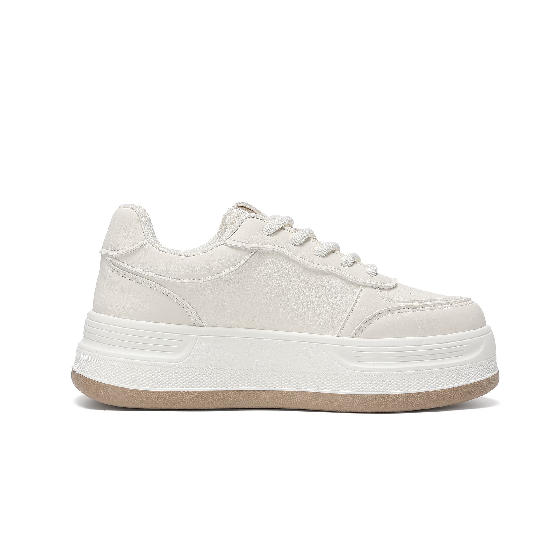Кроссовки ZHR Skate Shoes Low Top Beige Casual Versatile Women's - изображение 2