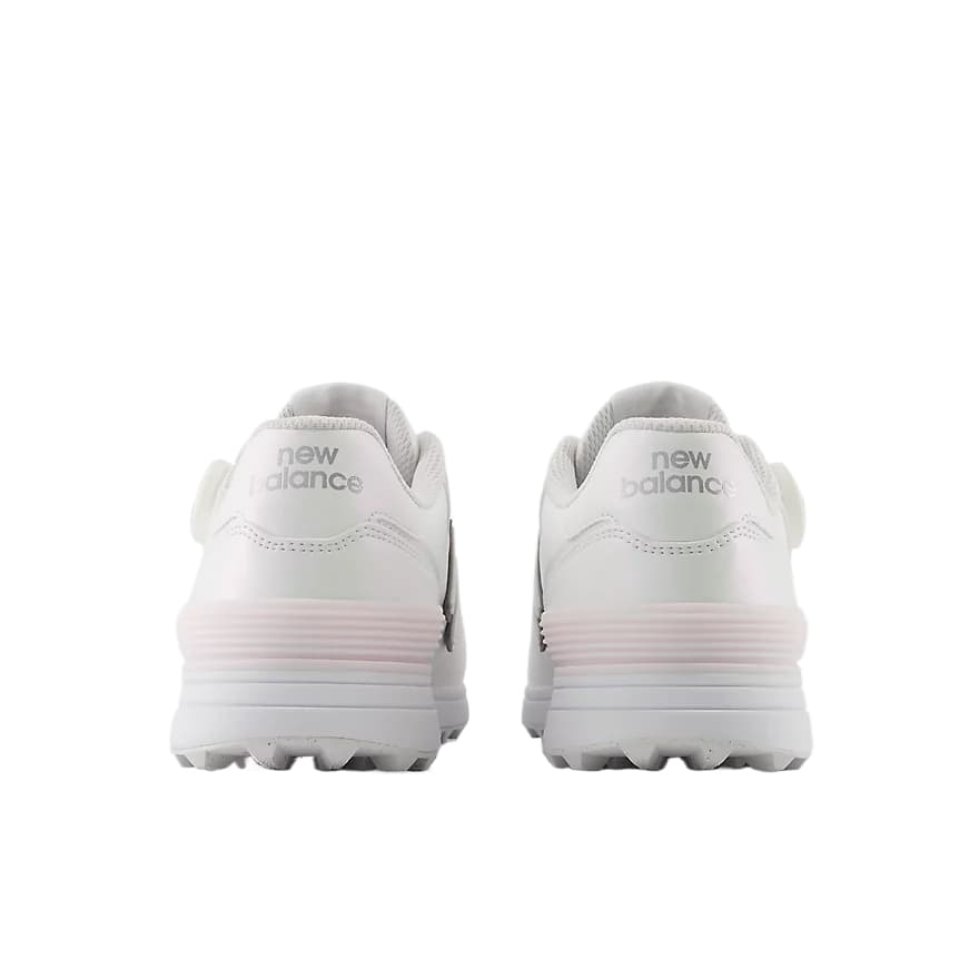 Кроссовки для гольфа New Balance NB 574 V4 Обувь для гольфа Low Топ Бело-розовый Соль Женские - изображение 5
