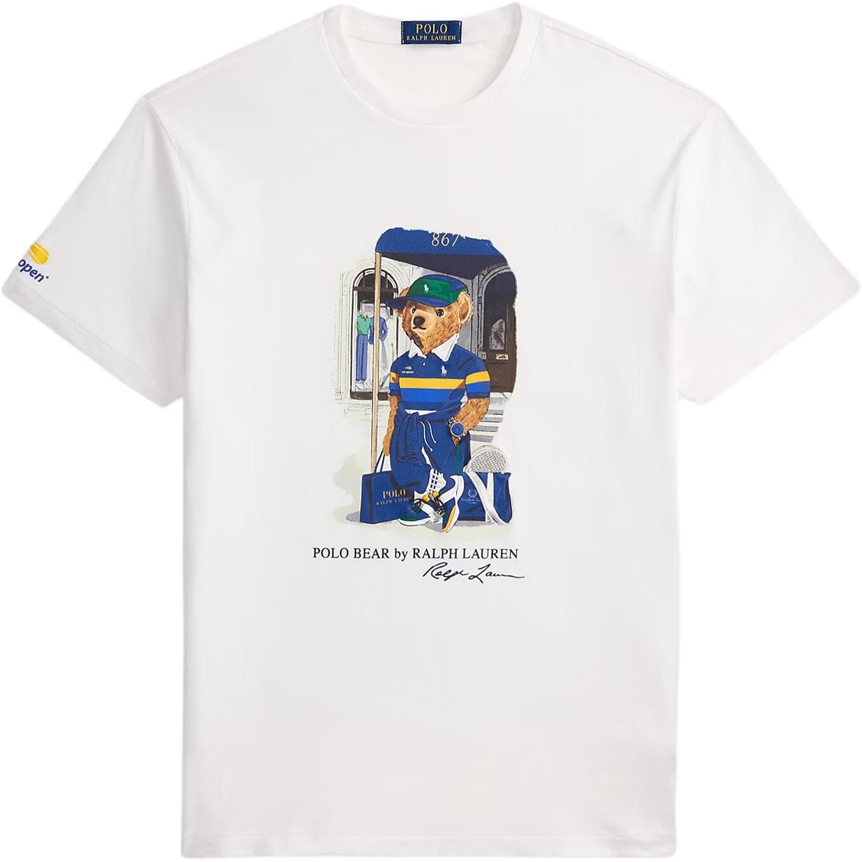 Футболка Polo Ralph Lauren Polo Bear Белый Мужской T-Рубашки - изображение 1