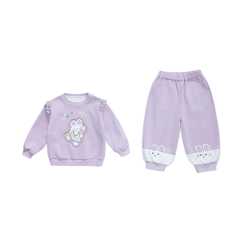 BOBBY ABLEY Фиолетовый Предшкольные Повседневные Спортивные Костюмы Наборы - изображение 1