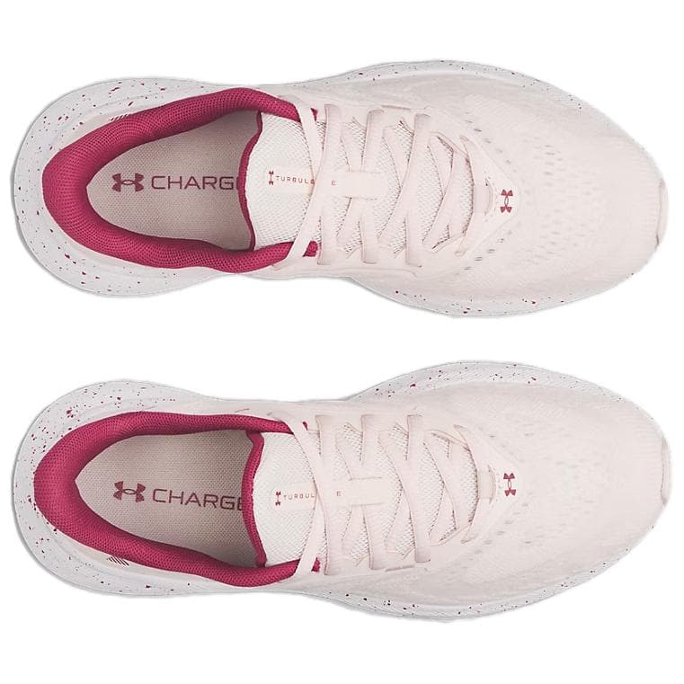 Кроссовки для бега Under Armour Charged+ Turbulence 3 Беговые кроссовки Low Топ Розовый Женские - изображение 4