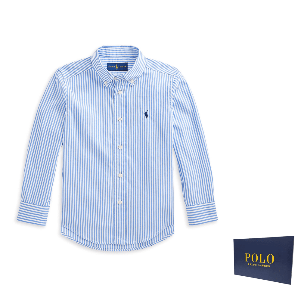Polo Ralph Lauren Рубашка SS23 Синий Детский - изображение 7