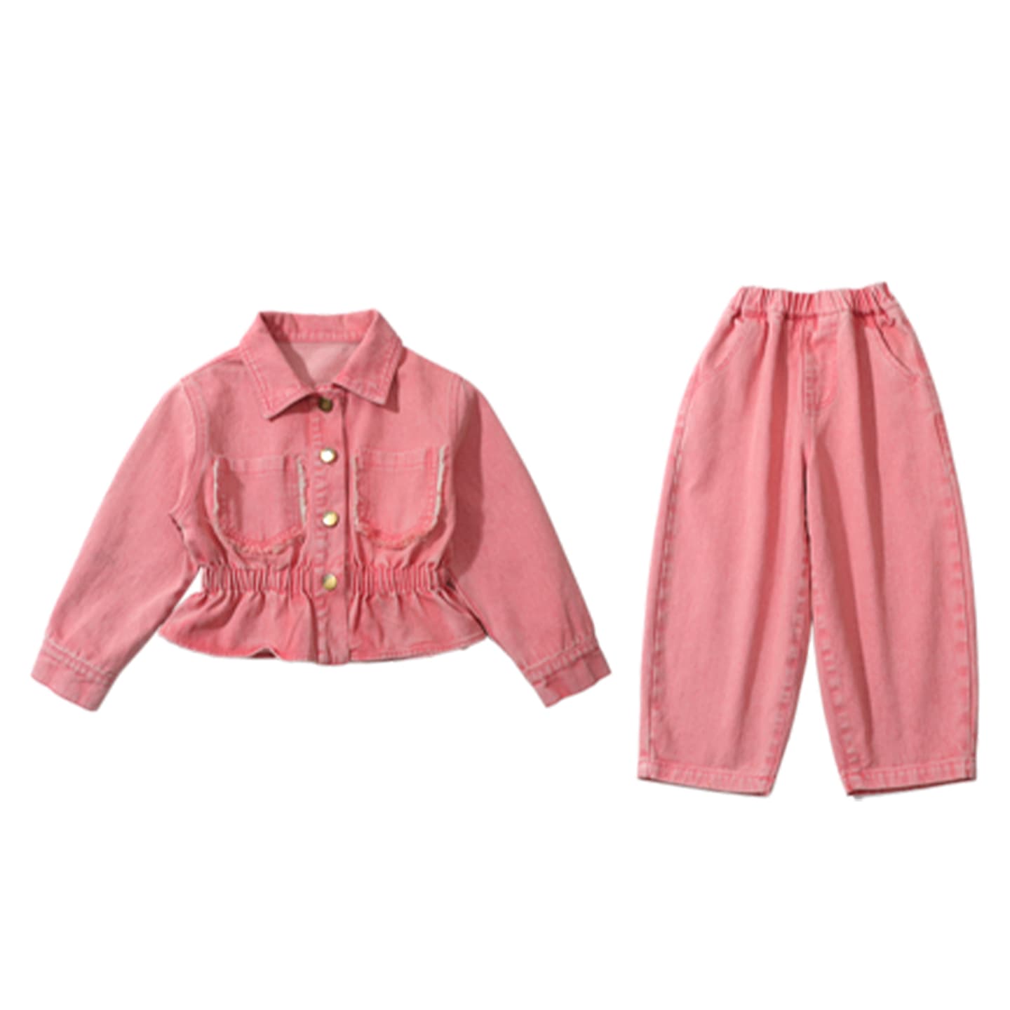 ATONGMU Розовый Kids Повседневные спортивные костюмы Наборы - изображение 1