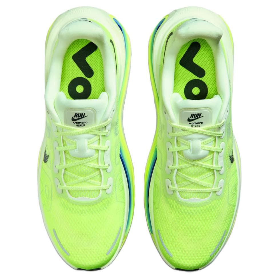 Кроссовки для бега Nike Vomero Premium Дышащий Low Топ Повседневные кроссовки для бега Мужской Неоновый зеленый - изображение 4