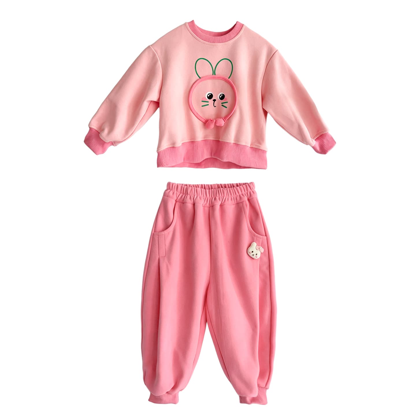 ATONGMU Розовый Kids Повседневные спортивные костюмы Наборы - изображение 1