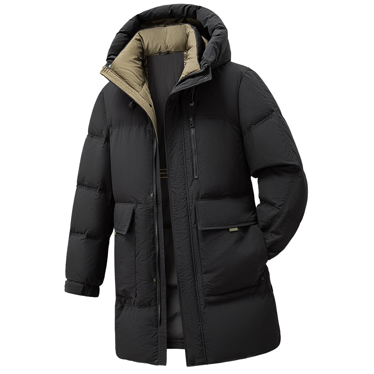 Зимняя куртка SNOW FLYING Wind and Snow Collection Черный мужской Пуховики - изображение 1