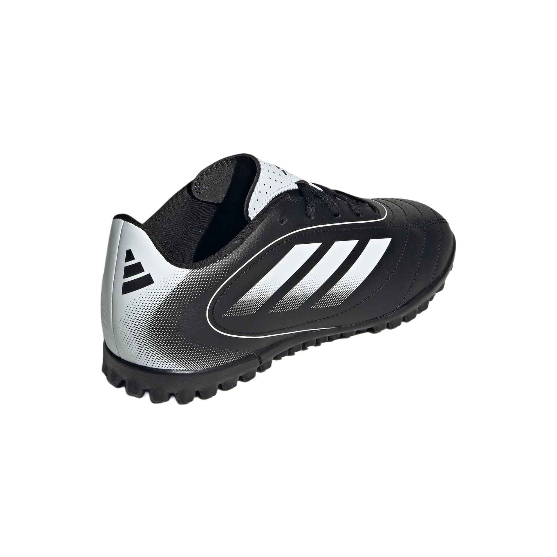 Бутсы Adidas GOLETTO 9 Синтетическая кожа противоскользящие низкие футбольные бутсы для детей черно-белые детские - изображение 4