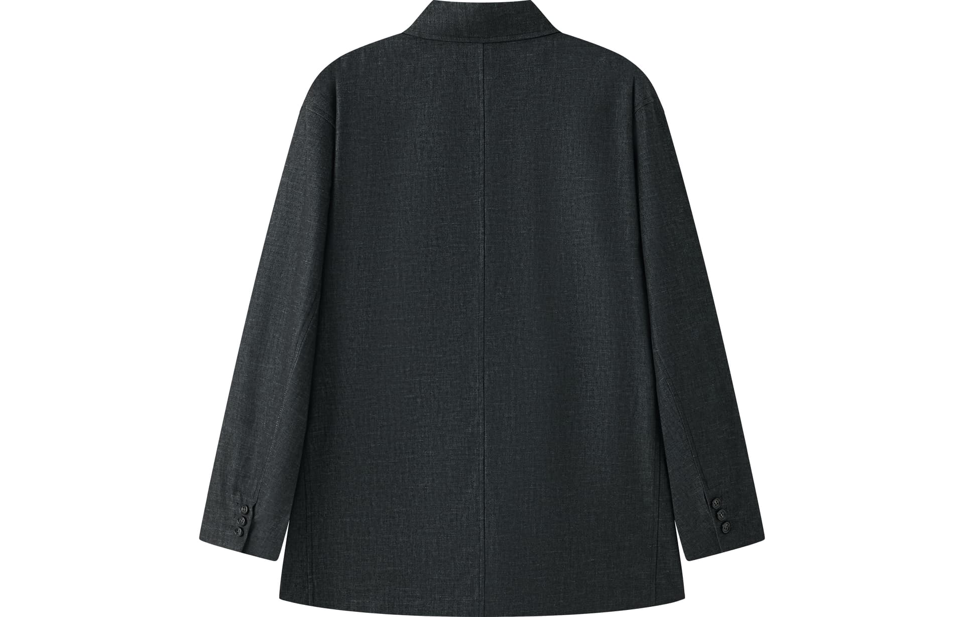 Пиджак cokein Black Gray Color Мужской Классические костюмы - изображение 2