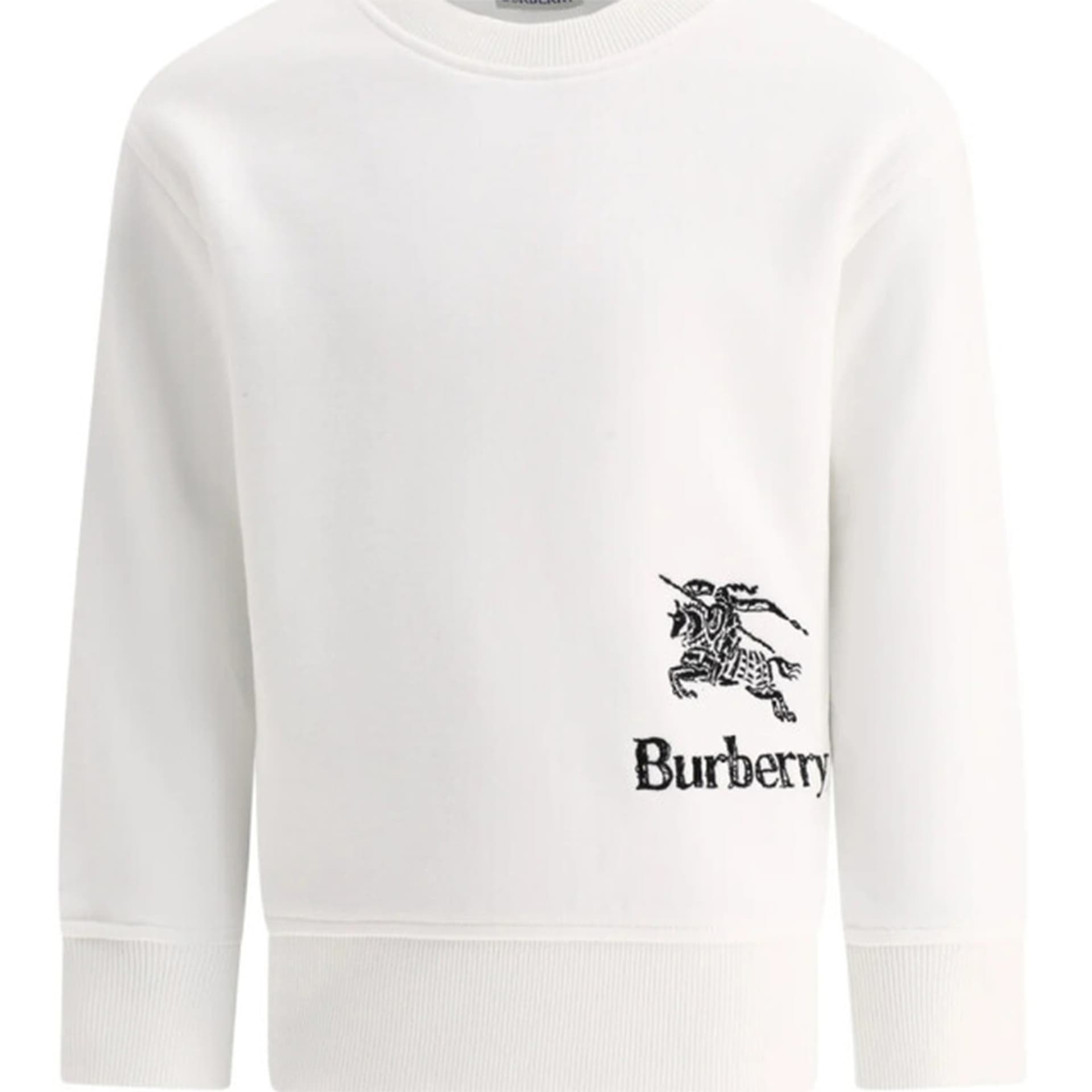 Burberry Белый Kids Толстовки - изображение 3