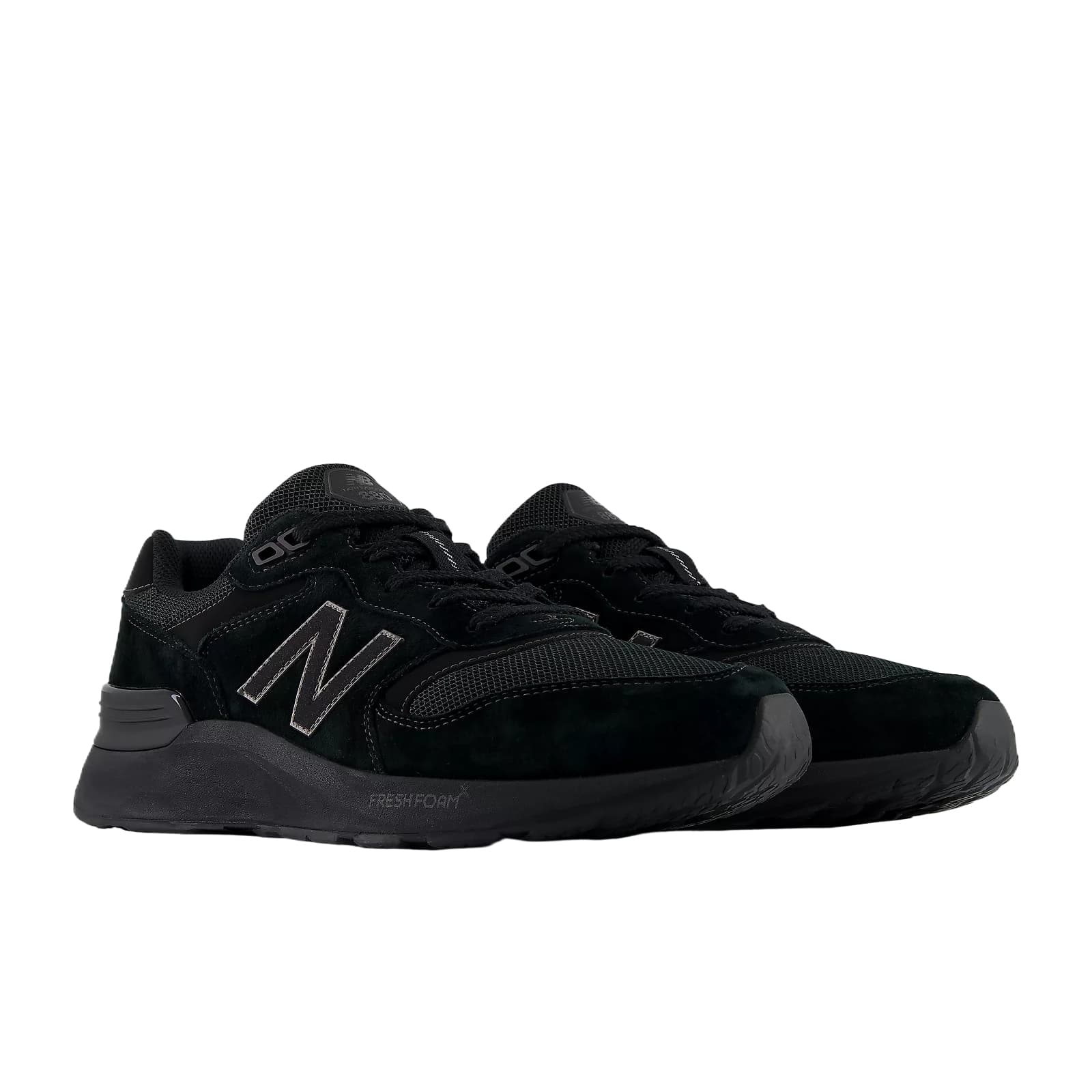 Кроссовки для бега new balance Fresh Foam X Walking 880 V7 Беговые кроссовки Low Топ Черный мужской - изображение 3