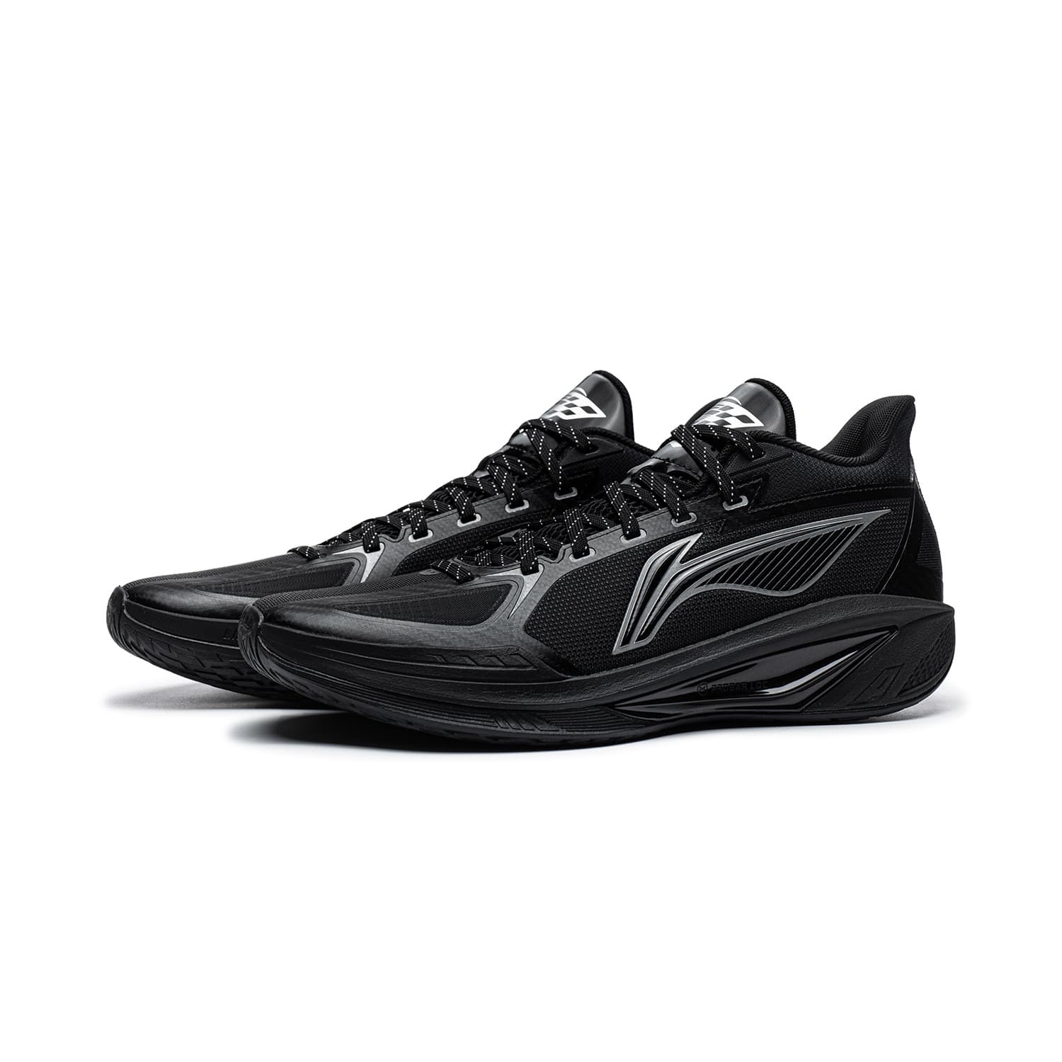 Кроссовки для баскетбола Li NING Light Speed 4V2 Баскетбольные кроссовки Low Топ Черный мужской - изображение 3