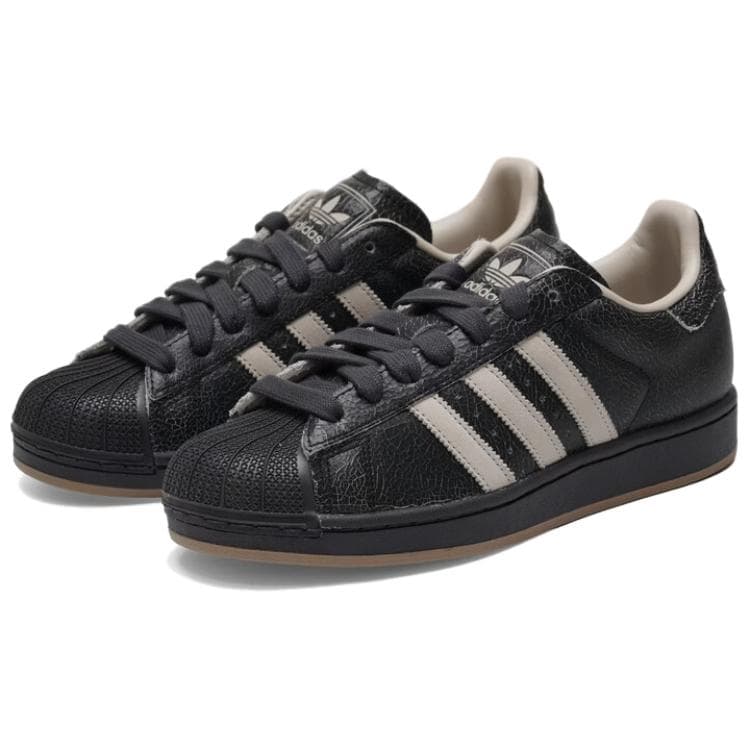 Кроссовки Adidas Originals Superstar 2 Кеды для скейтбординга Low Топ Черный Унисекс - изображение 2