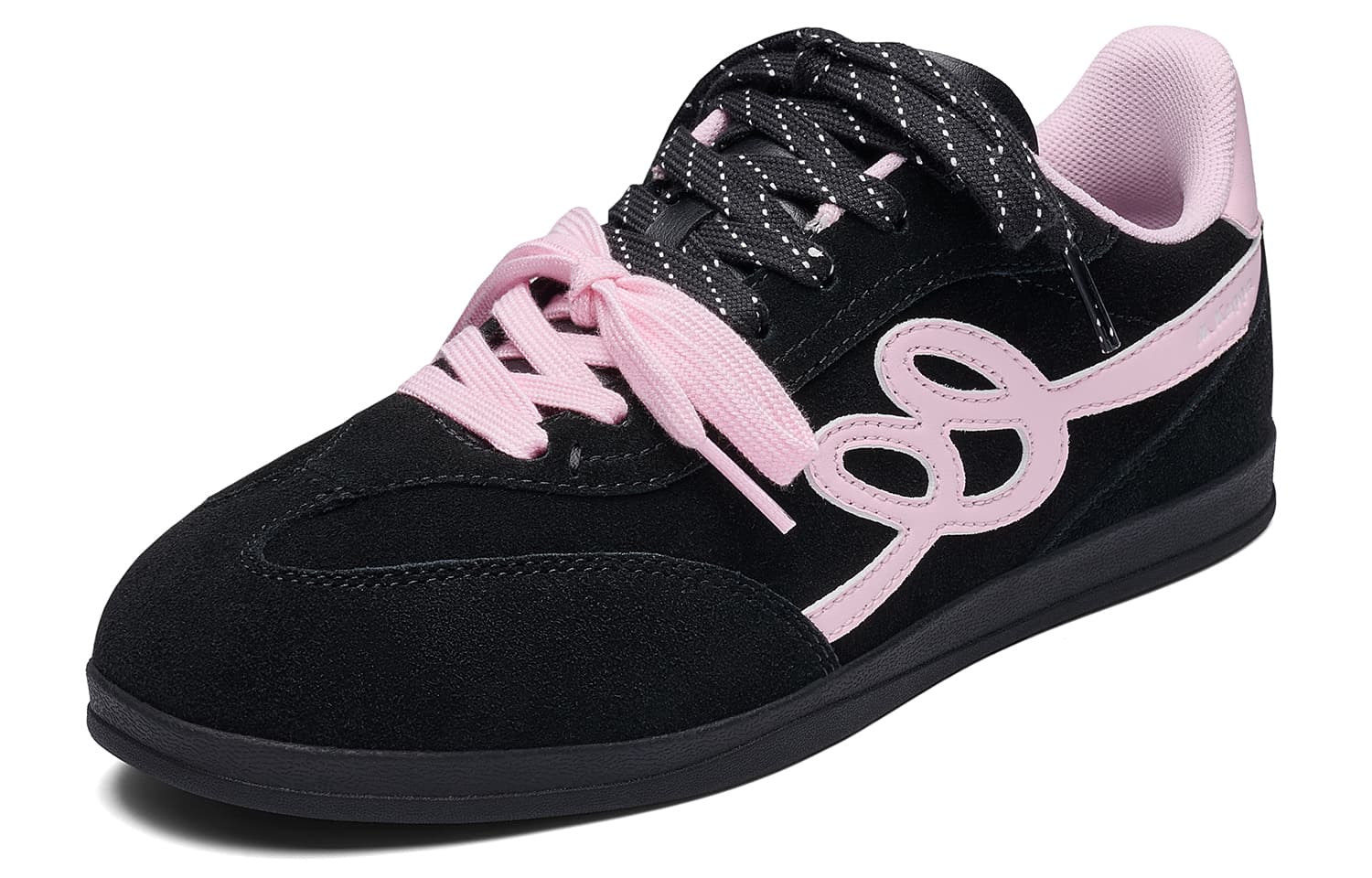 Кроссовки Кроссовки Kappa Love Knot German Army Trainers (GAT) Low Top Черные Бархат Розовые Женские - изображение 3
