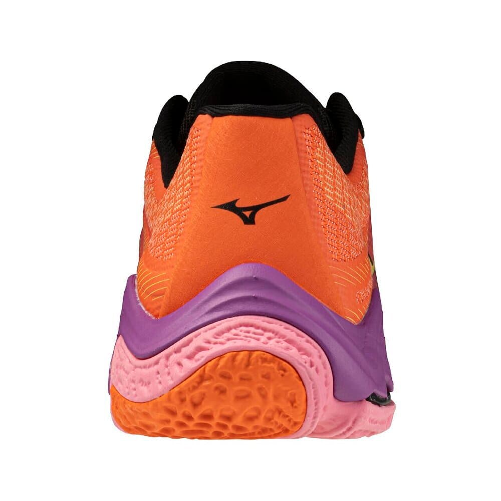 Кроссовки Кроссовки для волейбола Mizuno Wave Lightning Low Top V1GA260081 Фиолетовый Оранжевый Желтый Унисекс - изображение 5