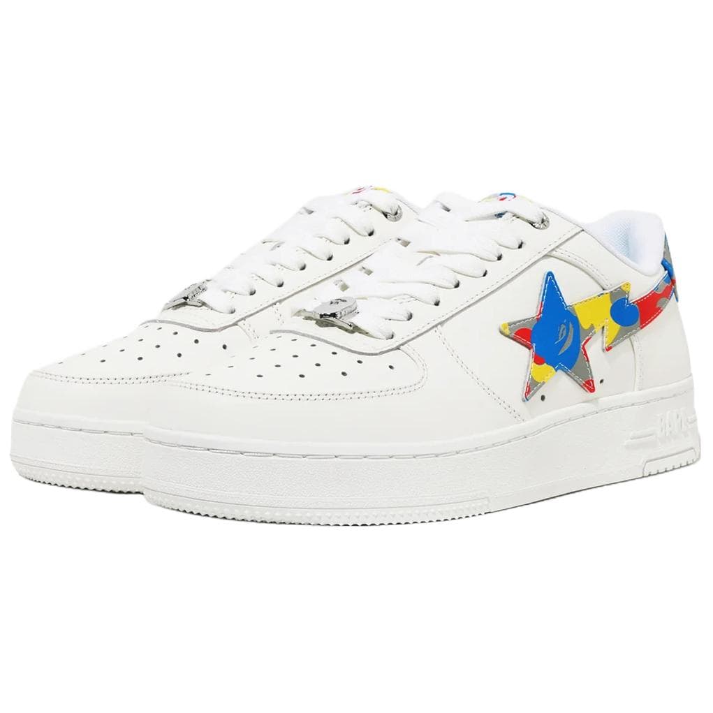 Кроссовки A BATHING APE Кеды для скейтбординга Low Топ Белый Мужской - изображение 2