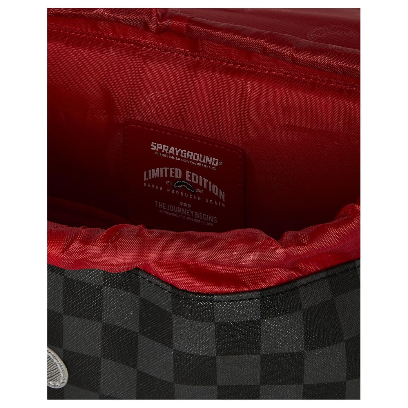 Рюкзак SPRAYGROUND Рюкзаки Серебристo-черный Унисекс - изображение 10