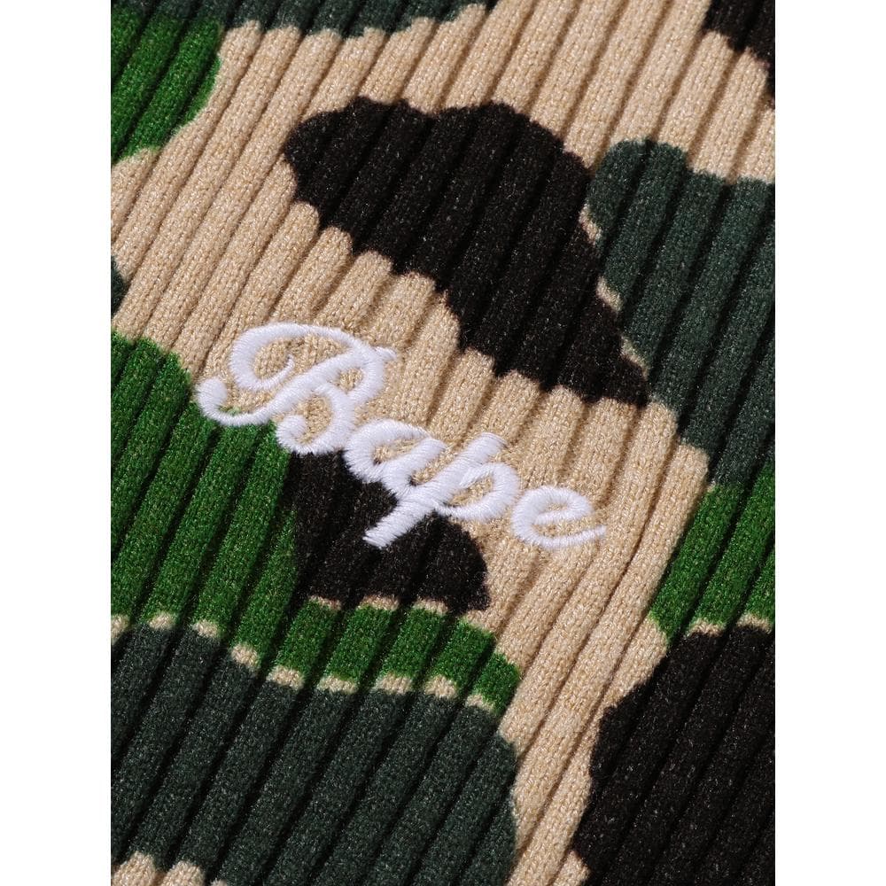 Платье A BATHING APE ABC Camo Женские Короткие Платья с Длинными Рукавами - изображение 3