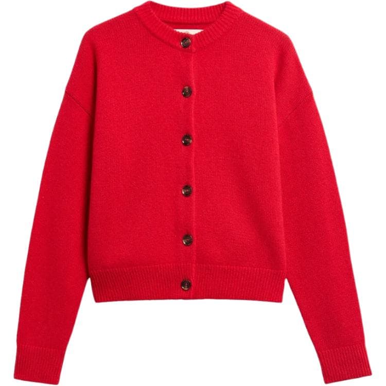 Кардиган barbour Красный Женские Свитеры - изображение 1