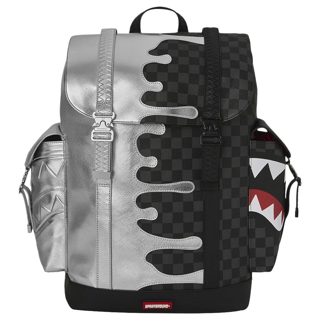 Рюкзак SPRAYGROUND Рюкзаки Серебристo-черный Унисекс - изображение 1