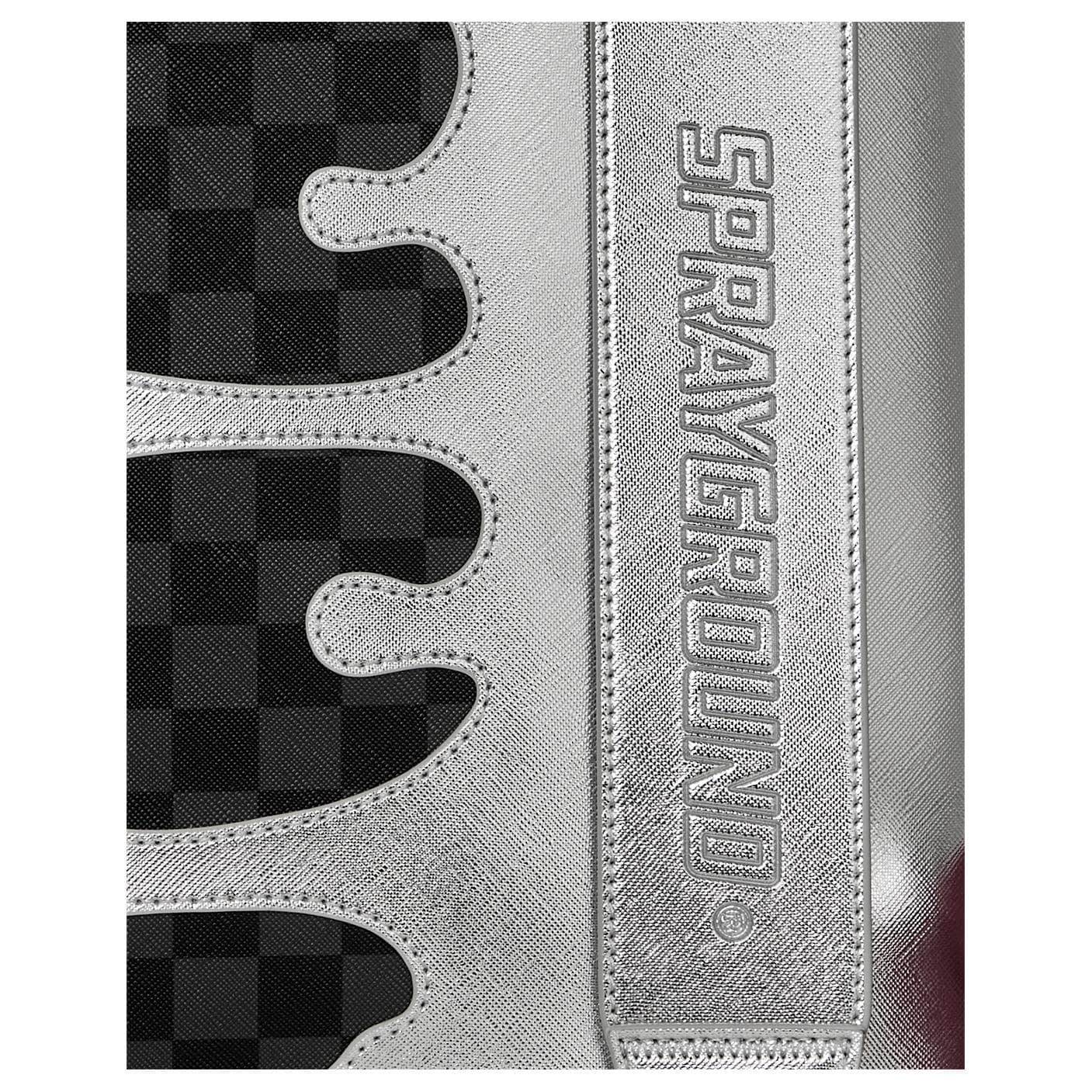 Рюкзак SPRAYGROUND Рюкзаки Серебристo-черный Унисекс - изображение 7