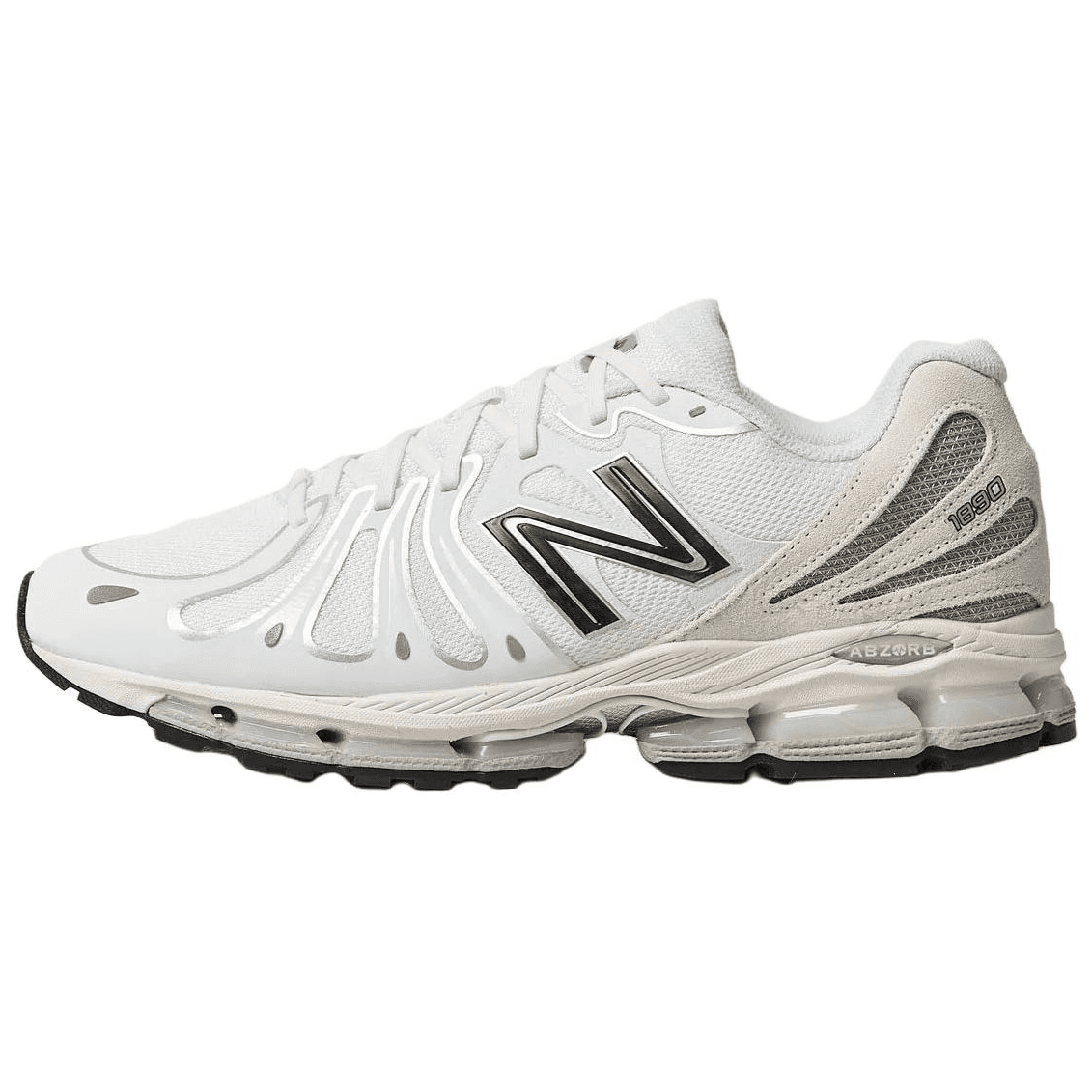 Кроссовки для бега New Balance NB 1890 Беговые кроссовки Low Топ Белый черный Мужской - изображение 1