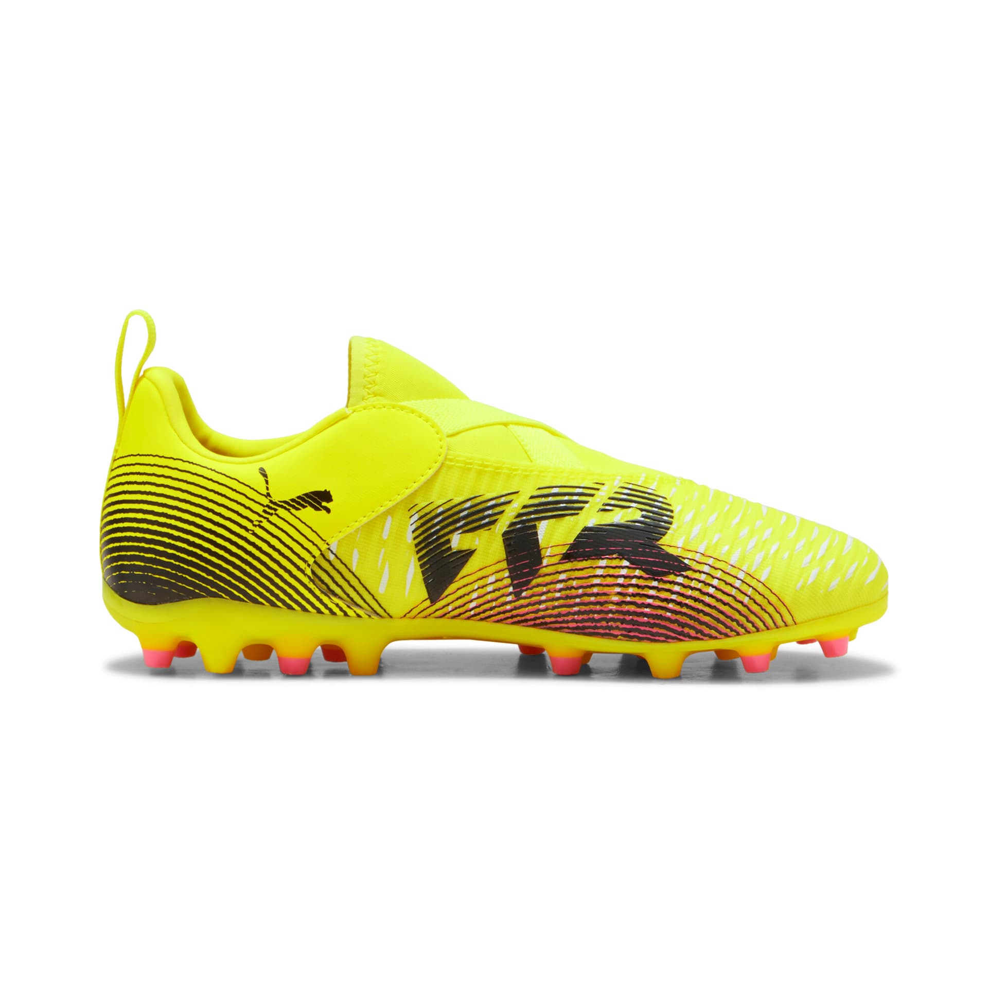 Бутсы PUMA FUTURE 8 MATCH Устойчивые к истиранию низкие детские футбольные бутсы желтого цвета для детей - изображение 2