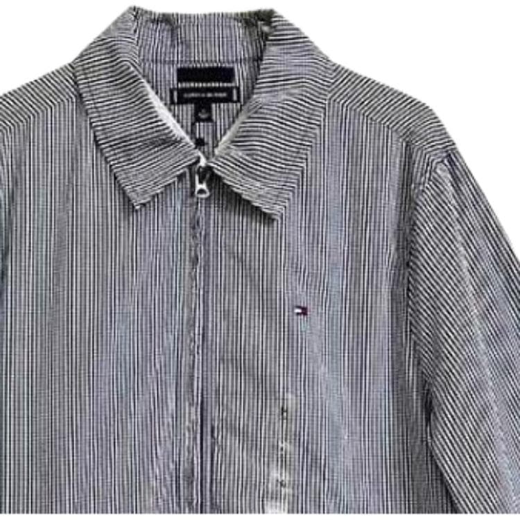 Куртка Tommy Hilfiger Морской Синий Белая Клетка Мужская Куртка - изображение 4