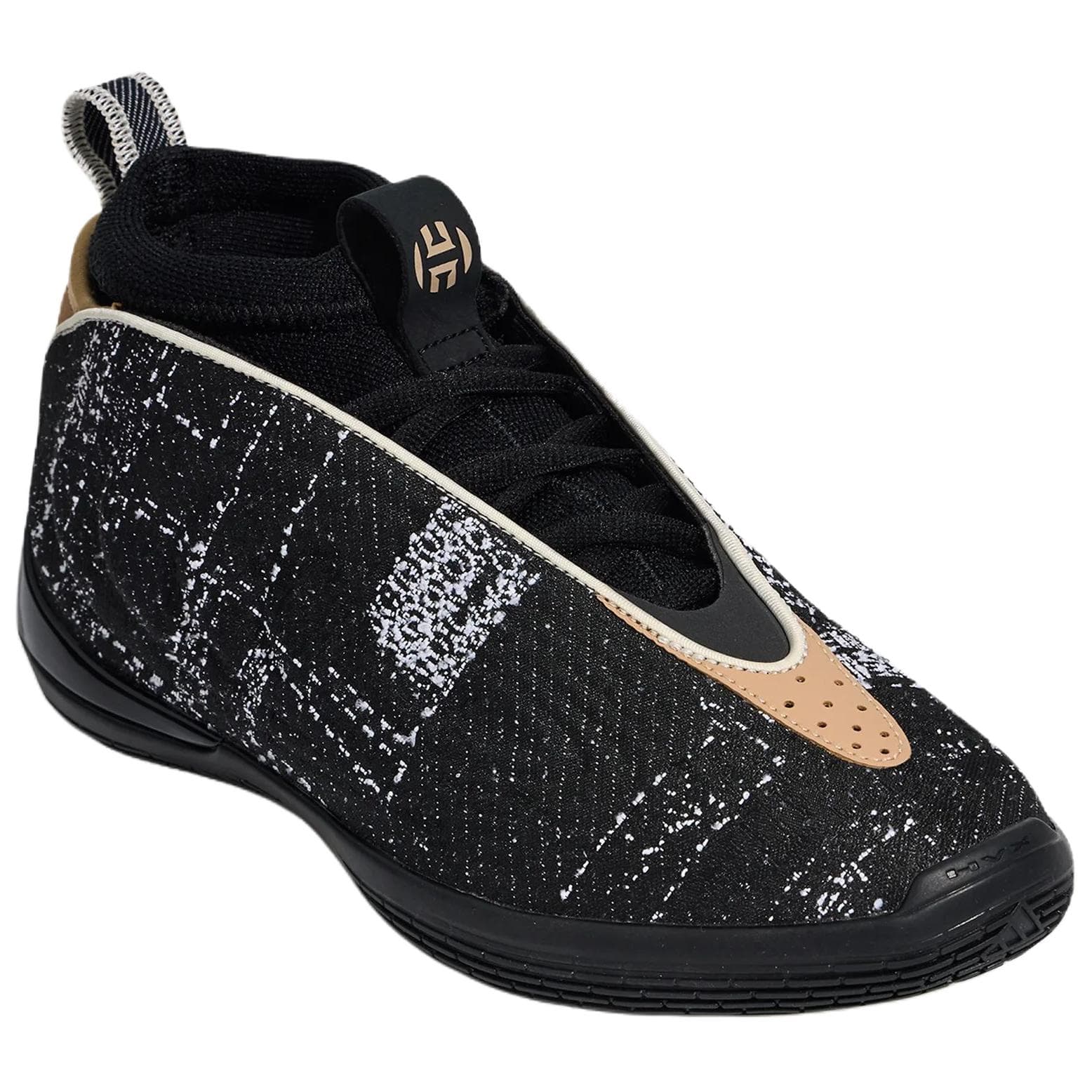 Кроссовки для баскетбола Adidas Harden Vol.10 Баскетбольные кроссовки Low Топ Черный Ивовый Теплый песочный Унисекс - изображение 3