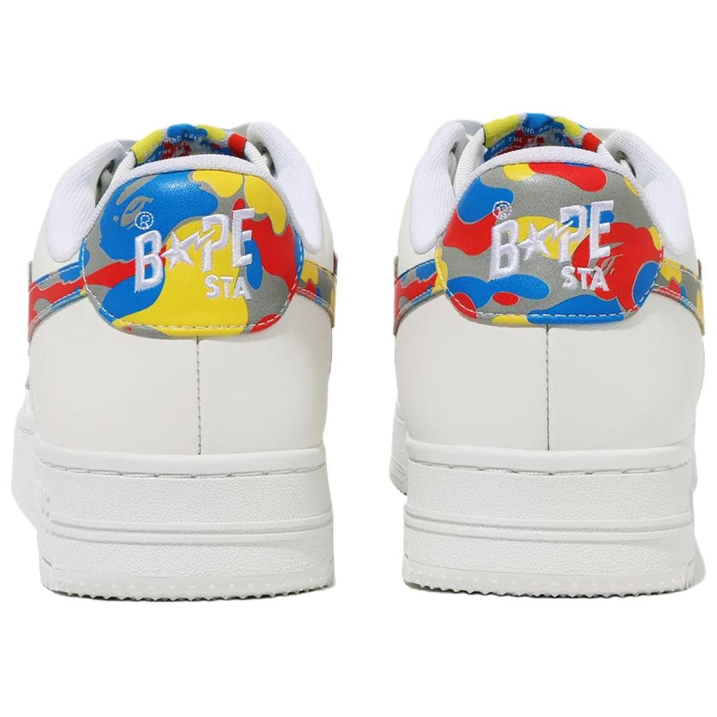 Кроссовки A BATHING APE Кеды для скейтбординга Low Топ Белый Мужской - изображение 4