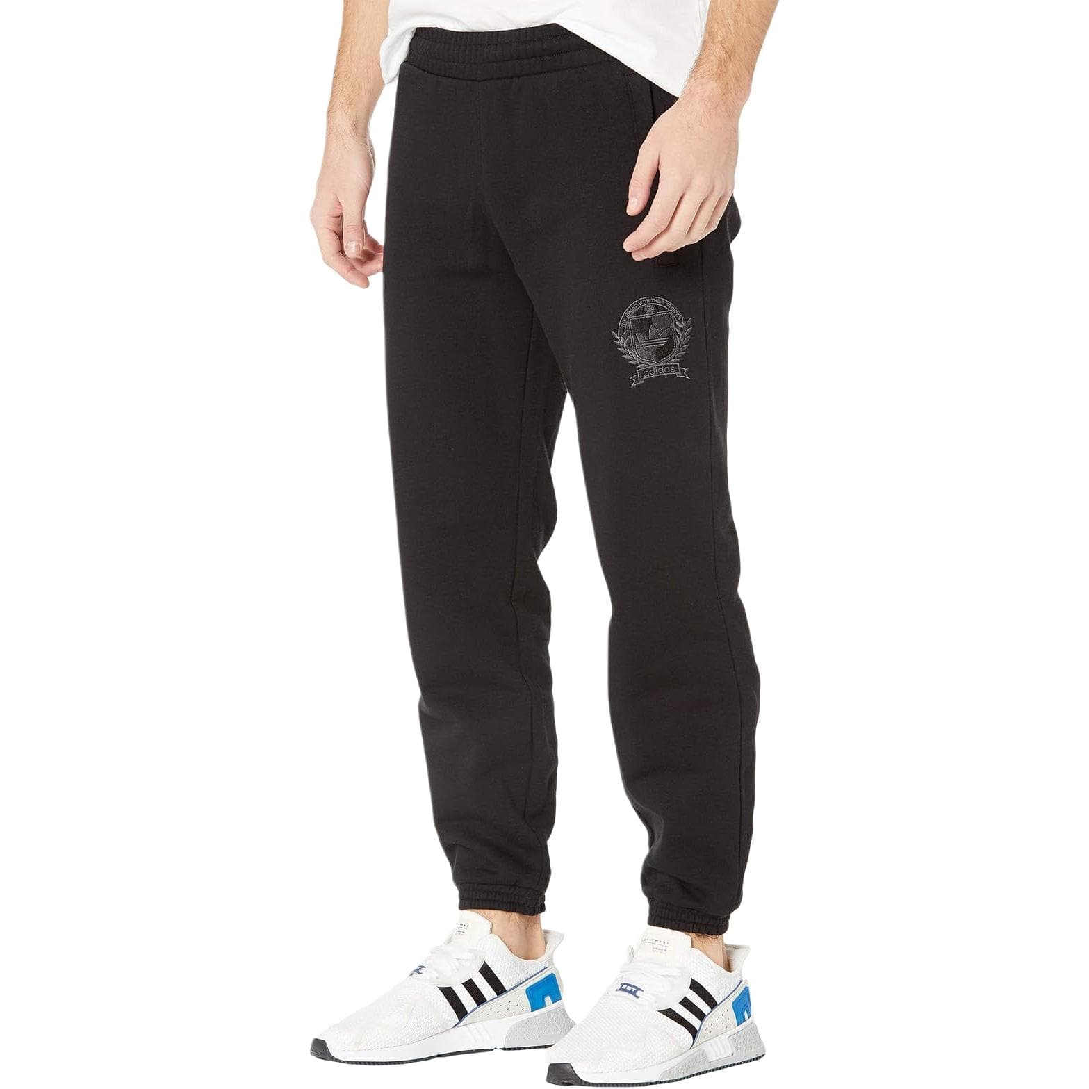 Штаны Adidas Originals Черный мужской Спортивные трикотажные брюки - изображение 1