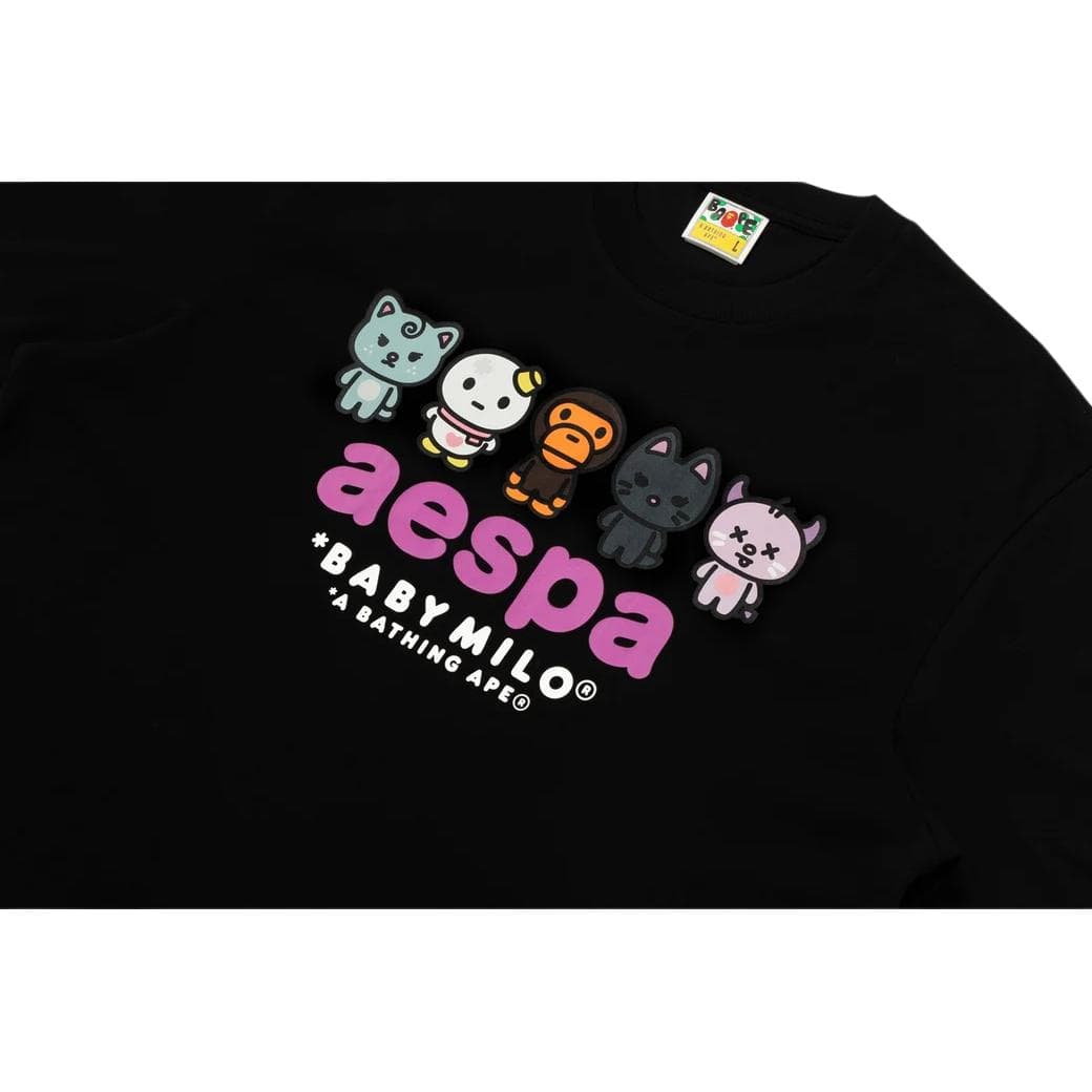 Футболка A BATHING APE aespa Женские T-рубашки - изображение 3