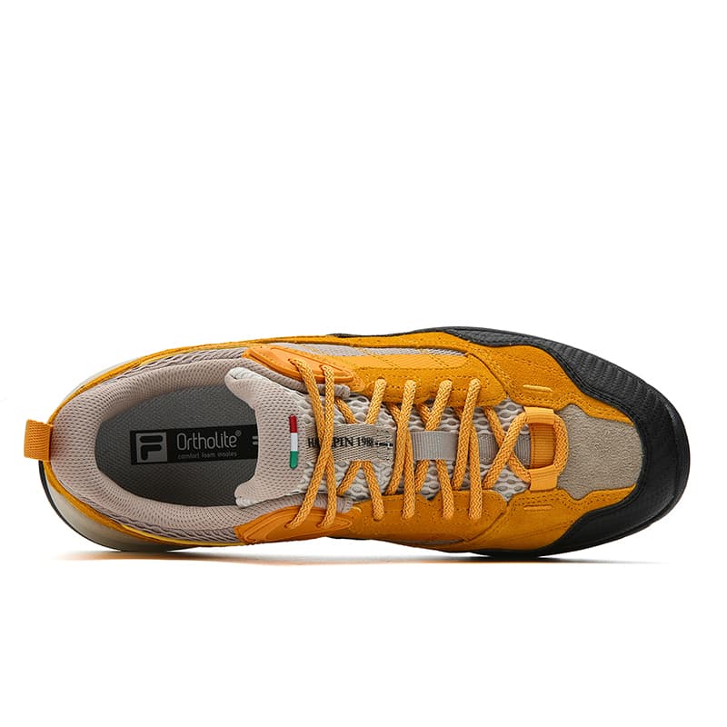 Кроссовки FILA Viva Street Wear Low Top Sunflower Yellow PURE Merino Brown Men's - изображение 4