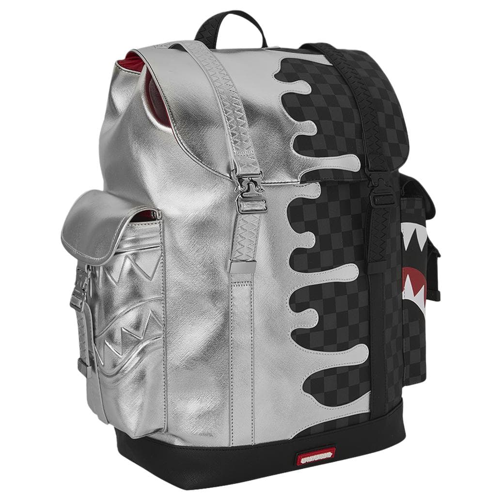 Рюкзак SPRAYGROUND Рюкзаки Серебристo-черный Унисекс - изображение 2