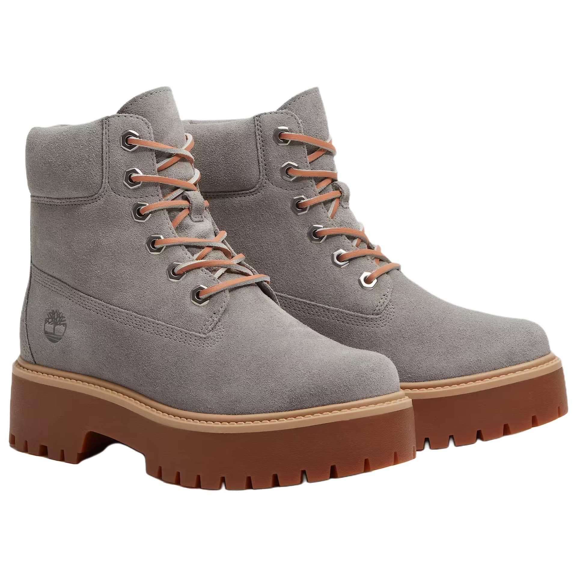 Ботинки TIMBERLAND 6 Inch Армейские ботинки Серый Женские - изображение 3