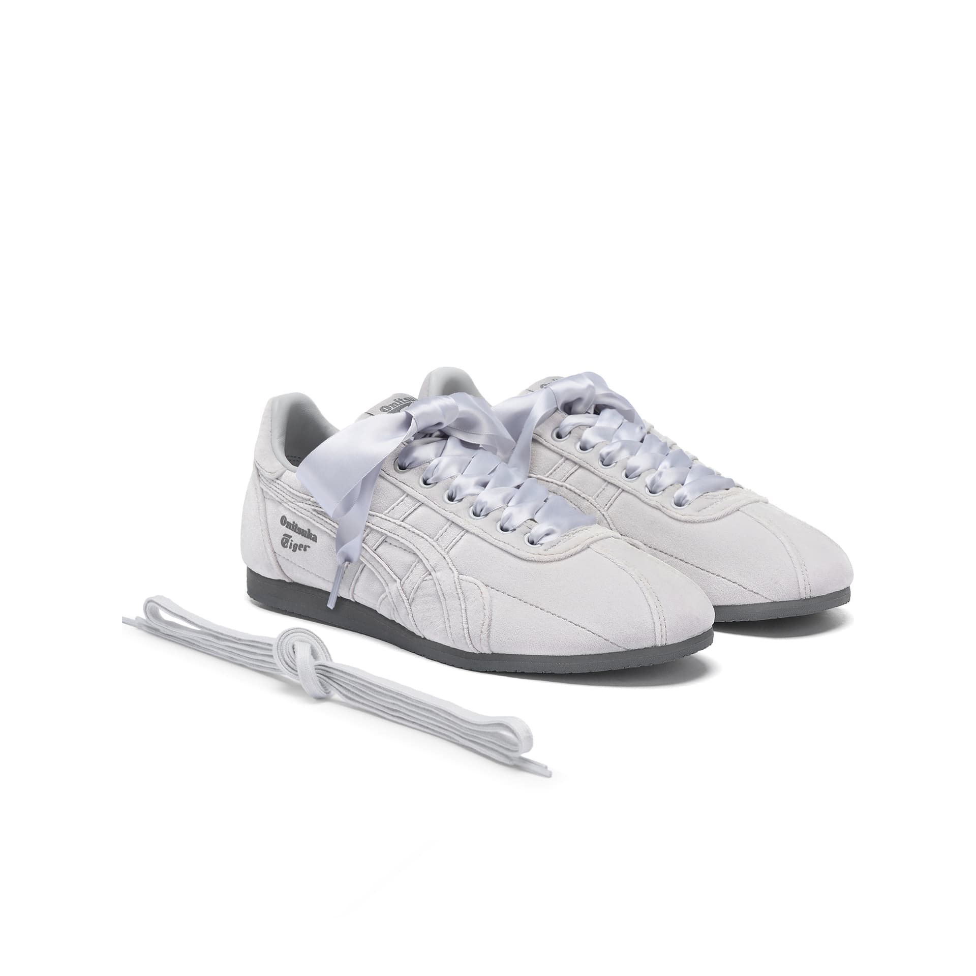 Кроссовки Onitsuka Tiger Runspark Повседневная обувь Low Топ Серый Унисекс - изображение 3