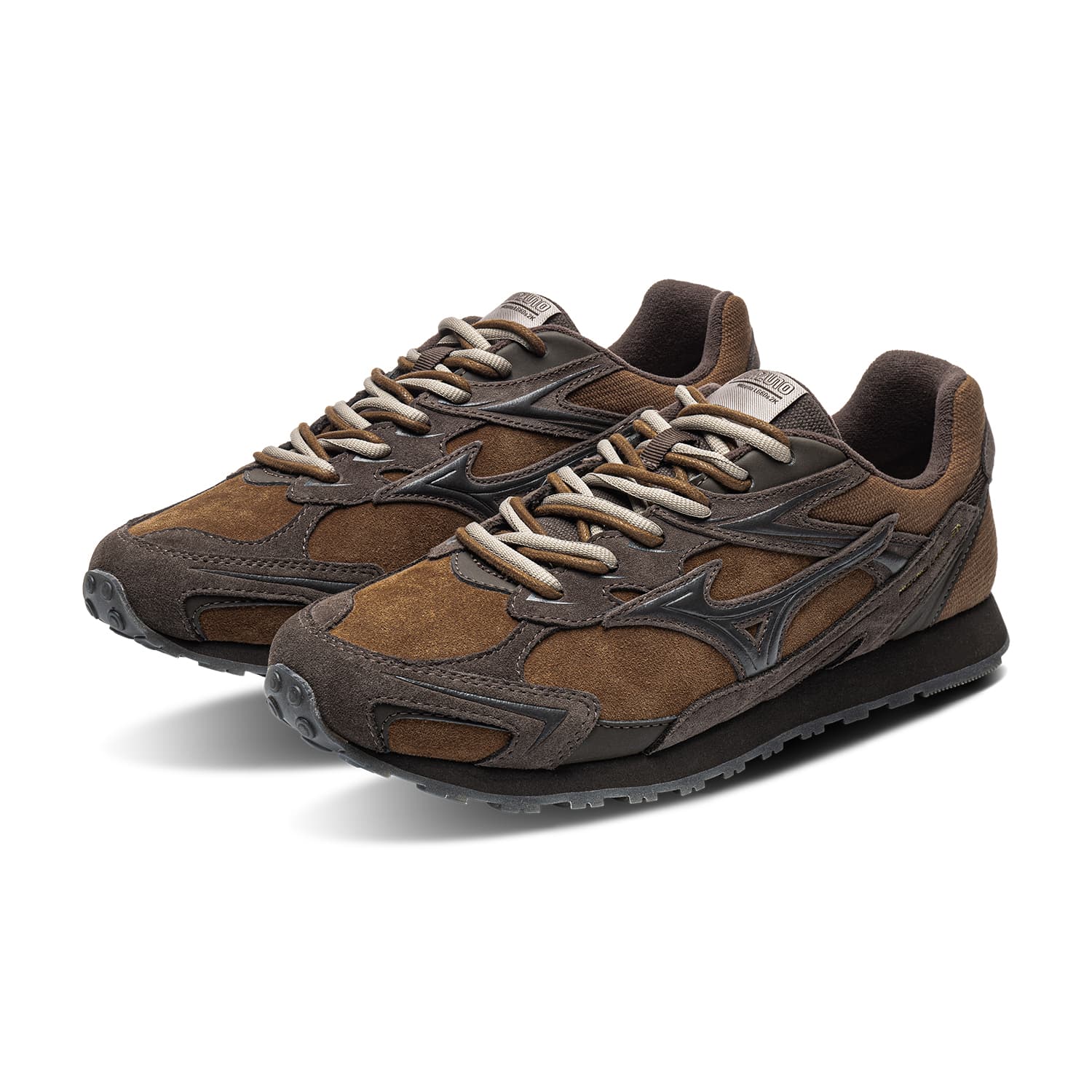 Кроссовки Mizuno Повседневная обувь Low Топ Принц Коричневый Кола Коричневый Унисекс - изображение 4