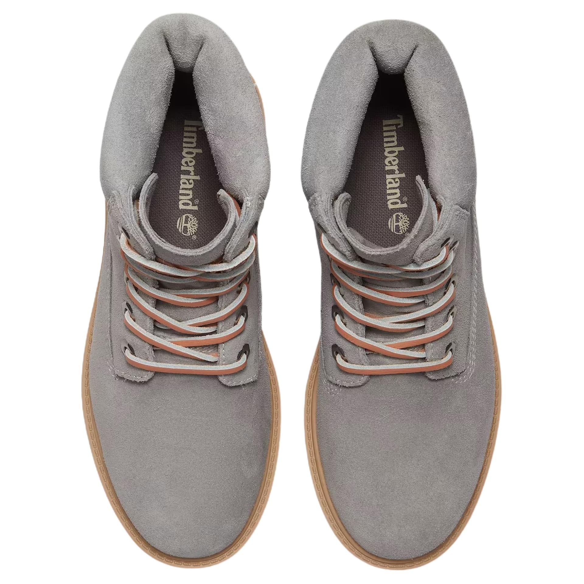 Ботинки TIMBERLAND 6 Inch Армейские ботинки High Топ Серый Женские - изображение 4