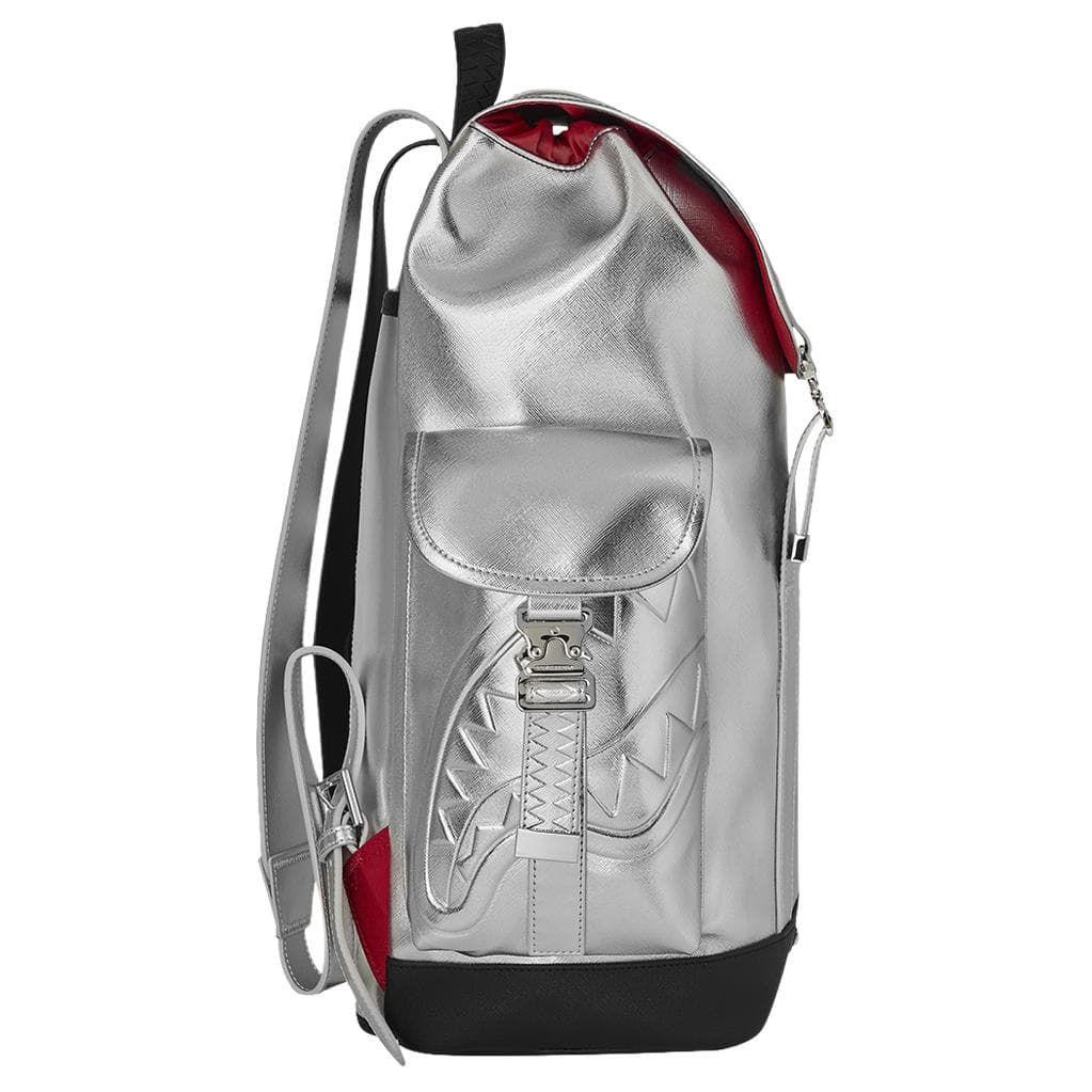 Рюкзак SPRAYGROUND Рюкзаки Серебристo-черный Унисекс - изображение 4