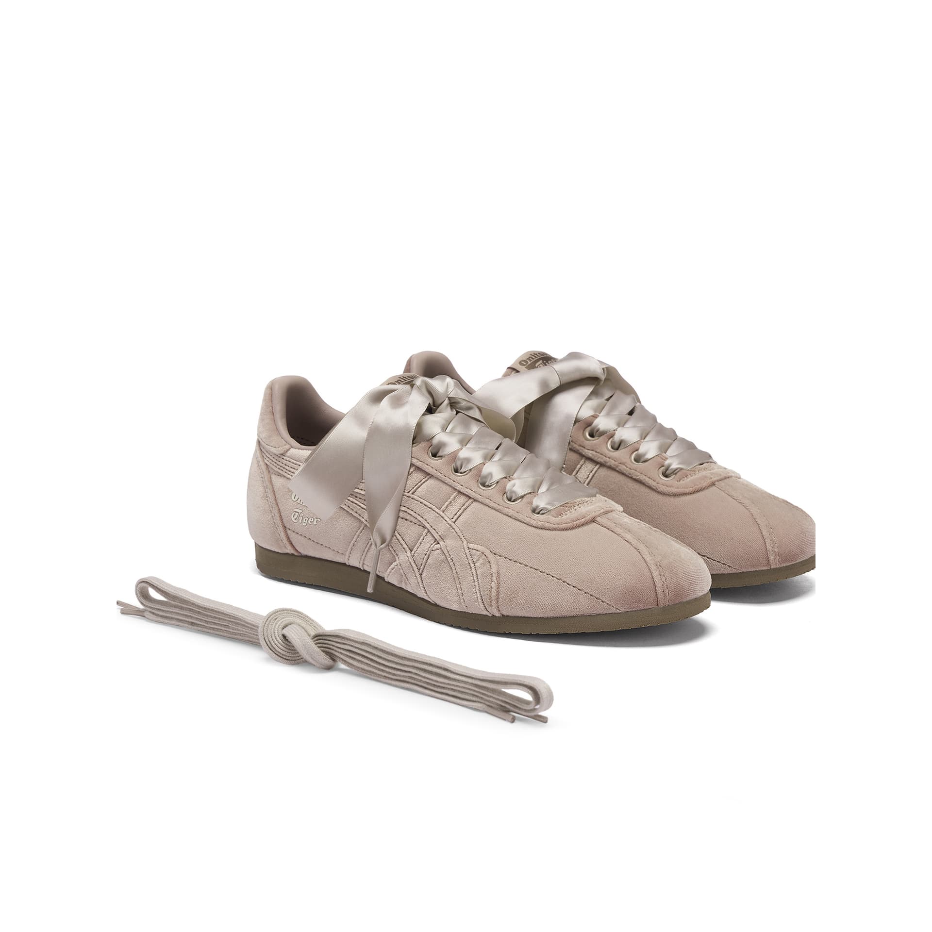 Кроссовки Onitsuka Tiger Runspark Повседневная обувь Low Топ Серо-фиолетовый Унисекс - изображение 3