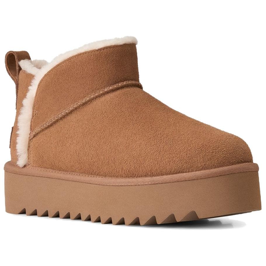 Ботинки зимние ugg Classic Novelty Сноубутсы Каштановый Женские - изображение 2